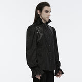Archfiend Gothic Woven Lace Shirt Men's