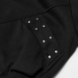 Porphyria Women's Gothic Hoodie with Faux Fur in Black