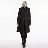 Hollow Crown Men's Gothic Cyberpunk coat in Black