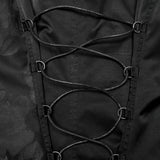 Caustic Gothic Jacquard Lace-Up Waistcoat Men's