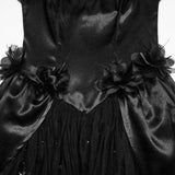 Lethe Women's Gothic Ballgown Dress In Black