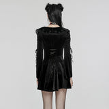 Sanguine Gothic Velvet Dress