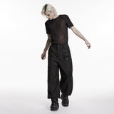 Morrigan Men's Gothic Mesh T-shirt in Black