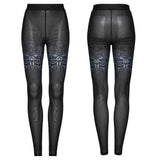 Apricale Gothic Cyberpunk Sheer Leggings