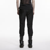 Lilith Men's Gothic Cyber Tech Trousers in Black