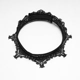 Carmilla Women's Gothic Crown with Feather Wings in Black