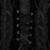 Atharvan Gothic Laced Front Dress