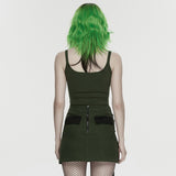 Austral Punk Cutout PU Vest