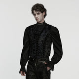 Ariadne Gothic Velvet Brocade Waistcoat Men's