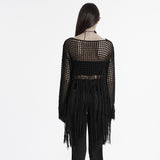 Athamant Gothic Black Knit Shirt