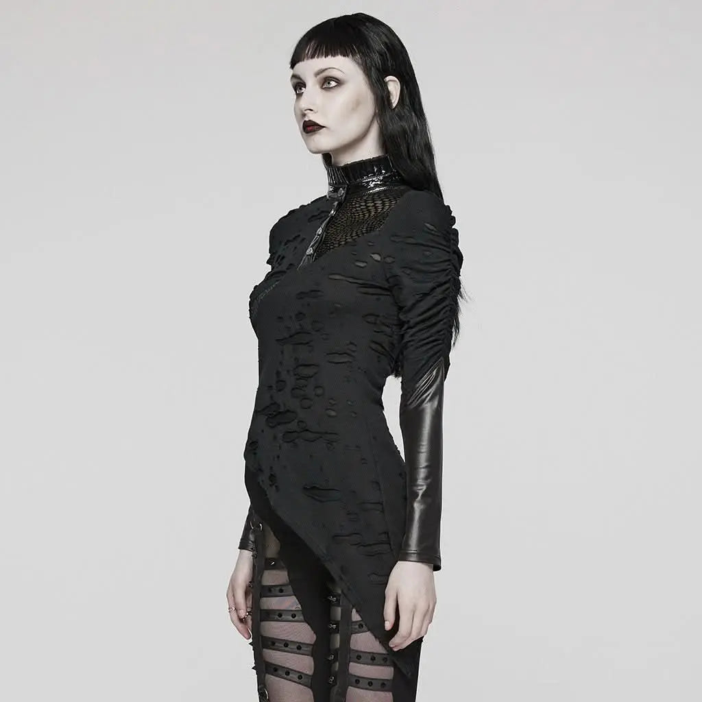 Aether Distressed Top - PunkRave