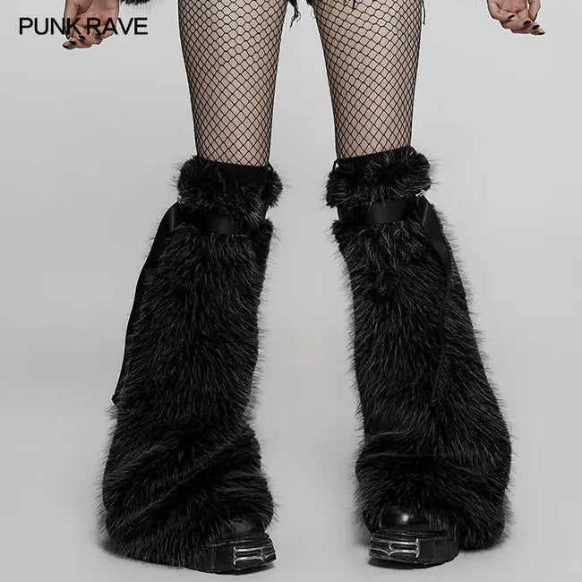 Agatha Furry Leg Warmers My Store