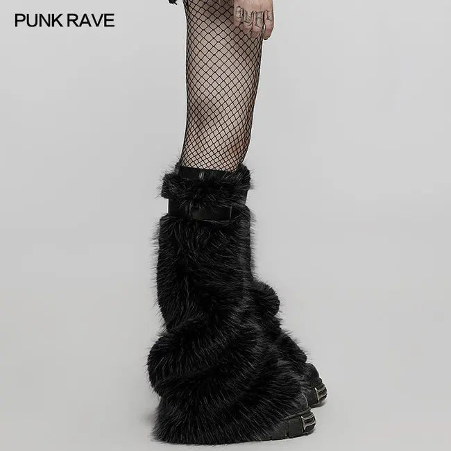 Agatha Furry Leg Warmers My Store