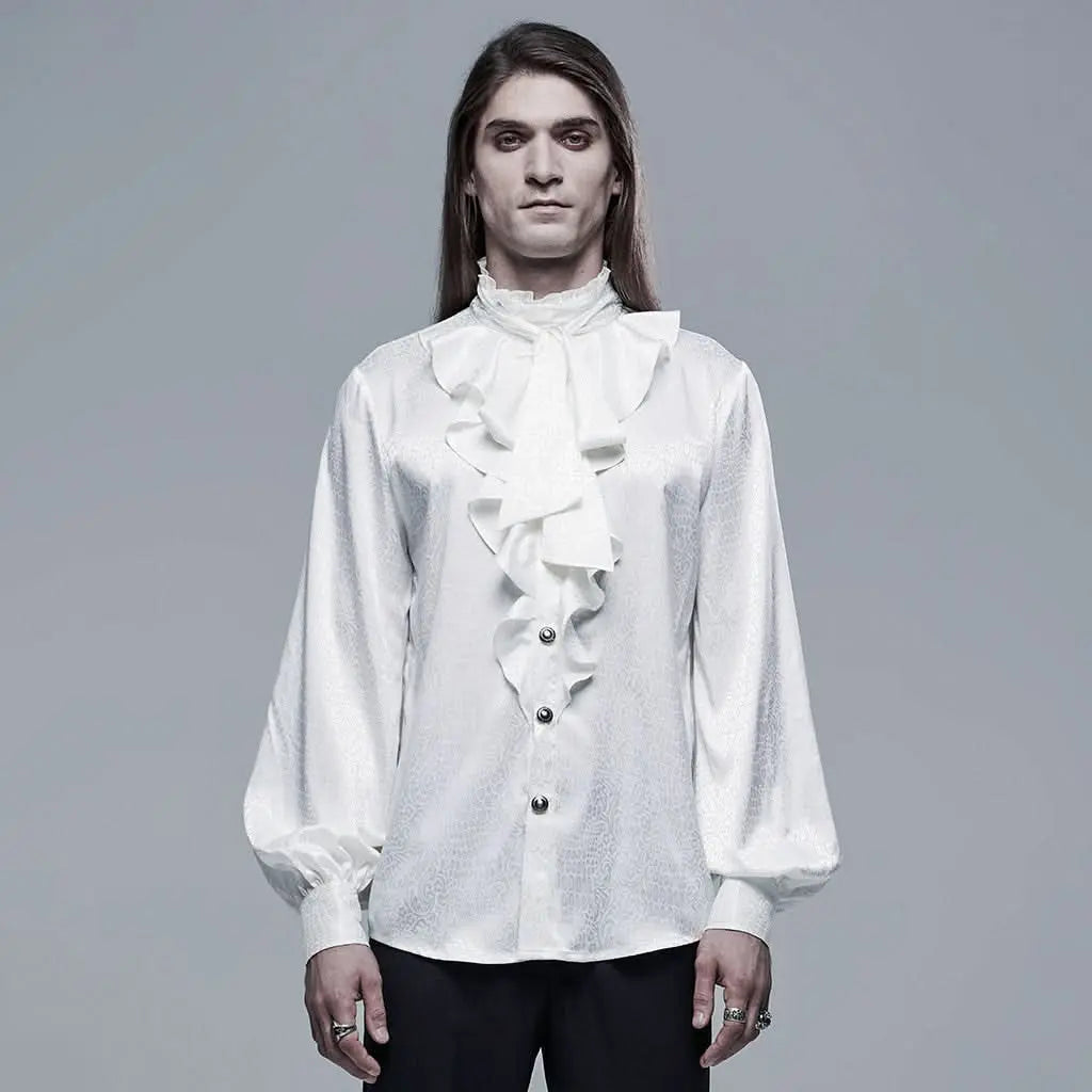 Alaric Shirt - White - PunkRave