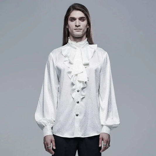 Alaric Shirt - White - PunkRave