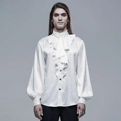 Alaric Shirt - White - PunkRave