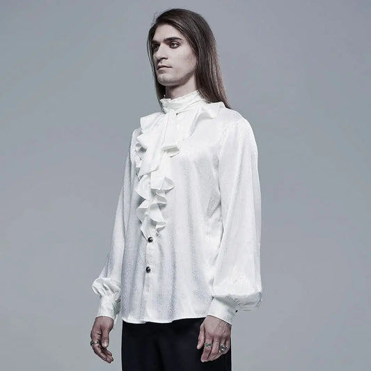 Alaric Shirt - White - PunkRave