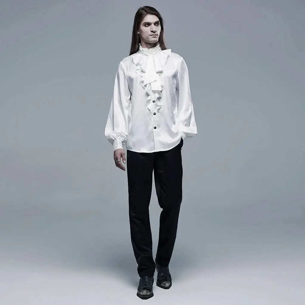 Alaric Shirt - White - PunkRave