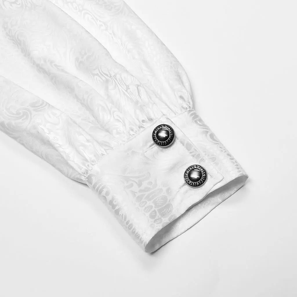 Alaric Shirt - White - PunkRave
