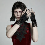 Andromeda Lace Gothic Gauntlets - PunkRave