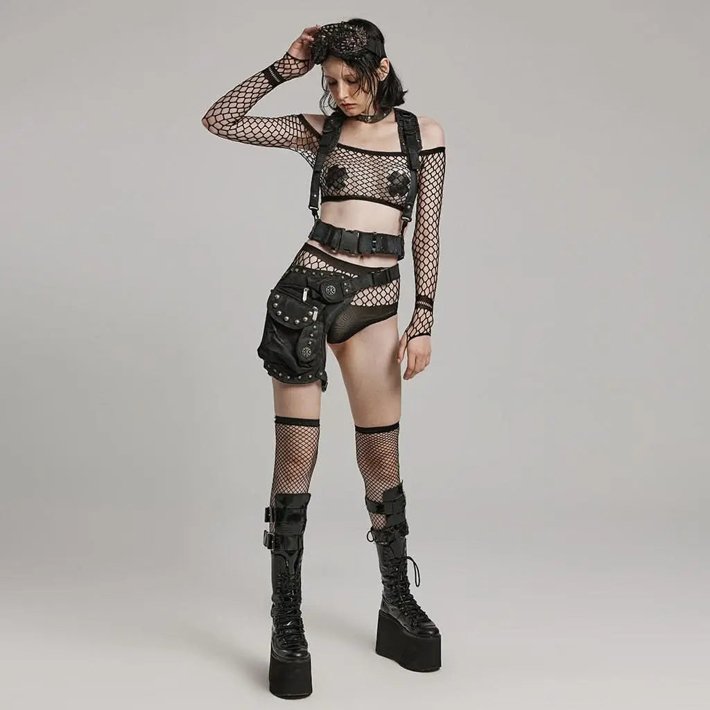 Anomie Fishnet Two Piece - PunkRave