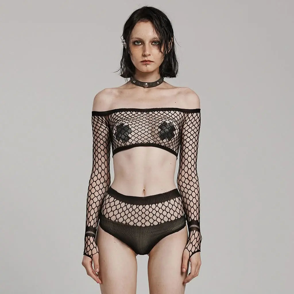 Anomie Fishnet Two Piece - PunkRave