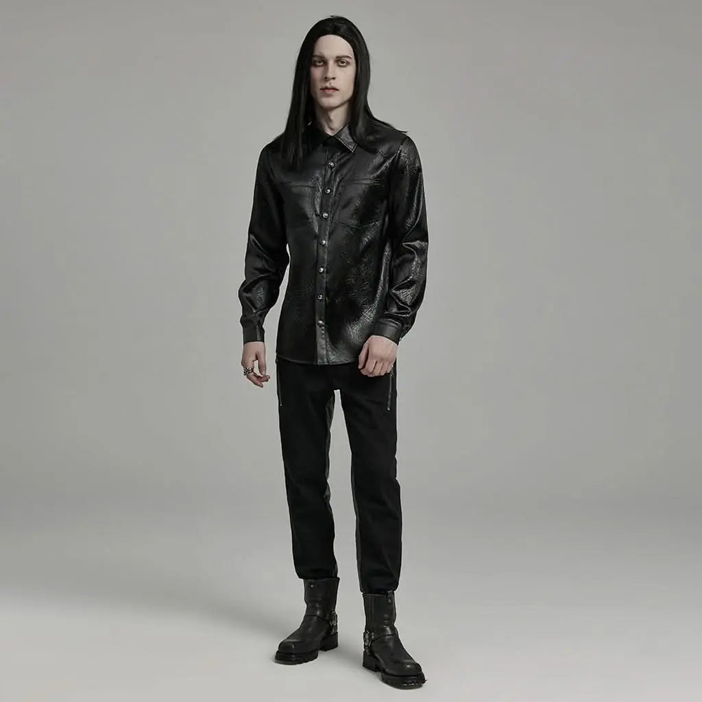 Asphyxia Button-up Shirt - PunkRave