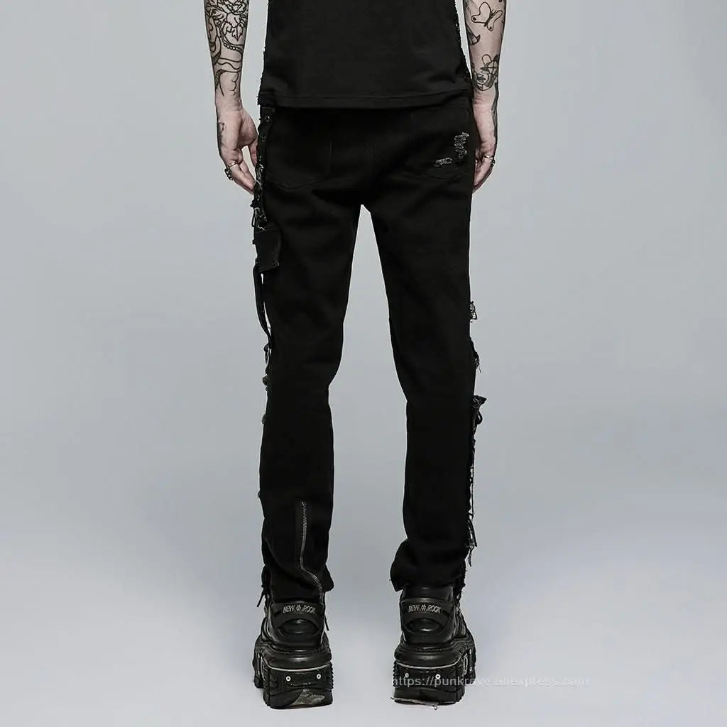 Azathoth Distressed Trousers - PunkRave
