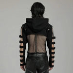 Backfire Mesh Spliced Top - PunkRave