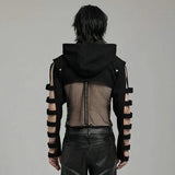 Backfire Mesh Spliced Top - PunkRave