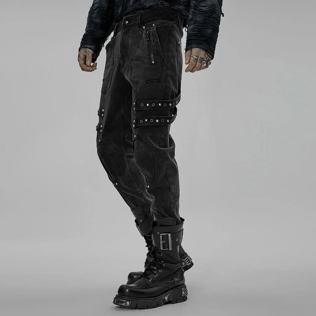 Basket Case Denim Pants - PunkRave