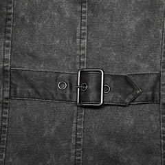 Beelzebub Biker Vest (Gray) - PunkRave