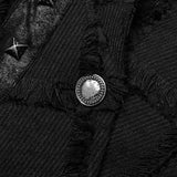 'Beyond Death' Waistcoat with Leather Straps - PunkRave