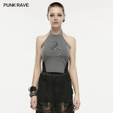 Bisterne Printed Halterneck PunkRave