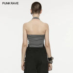 Bisterne Printed Halterneck PunkRave