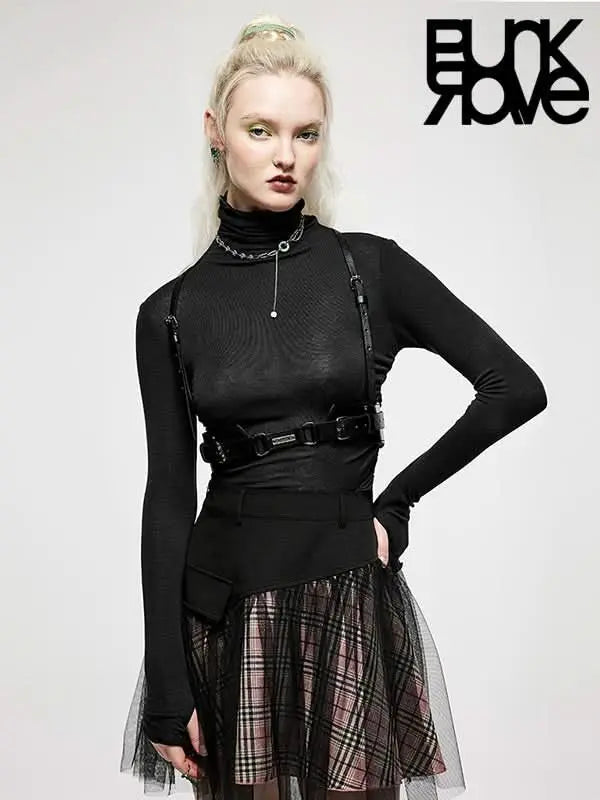 Bite Me Faux Leather Harness - PunkRave
