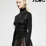 Bite Me Faux Leather Harness - PunkRave