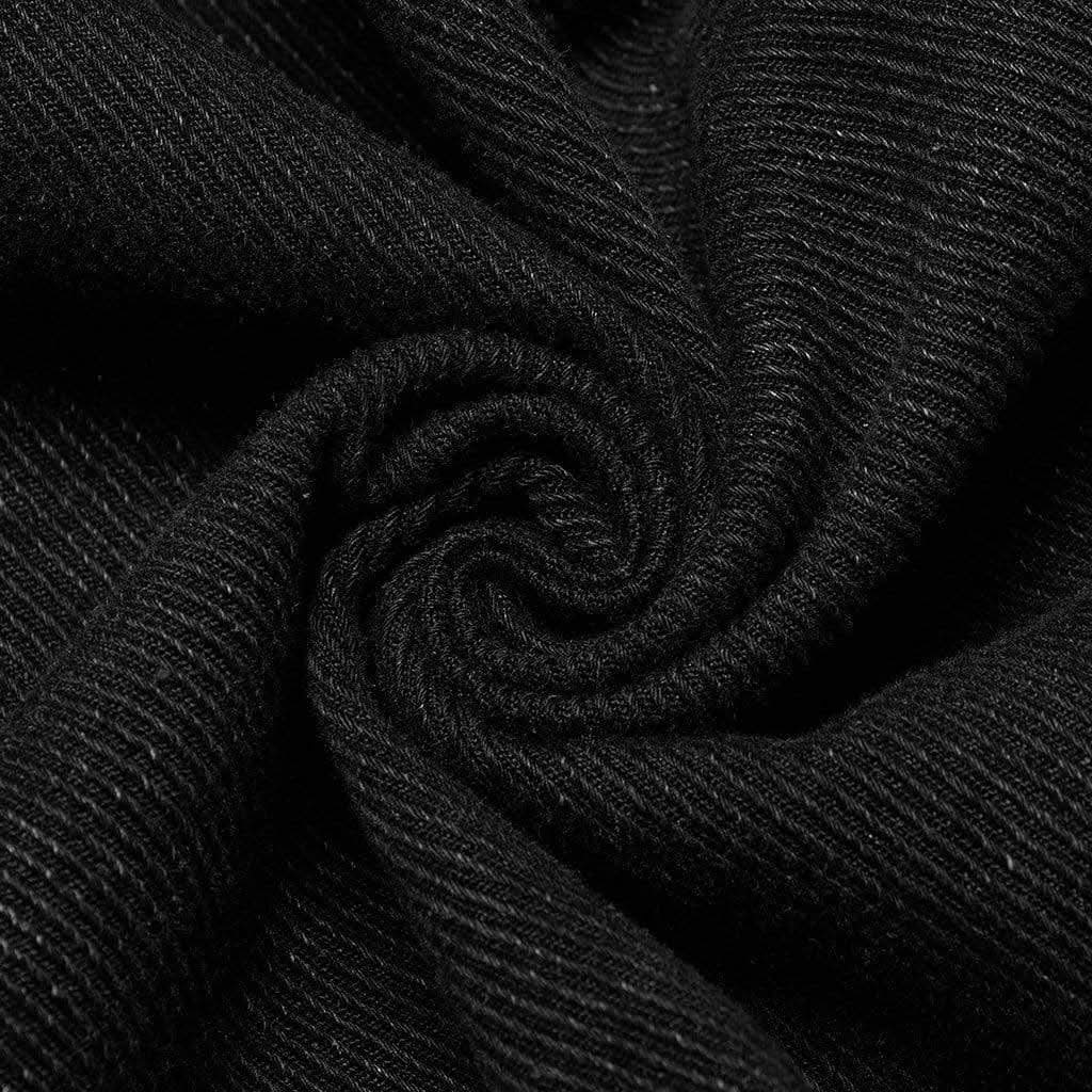 Black Sunshine Button-up Shirt With Zippers And Mesh Panels - PunkRave