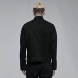 Black Sunshine Button-up Shirt With Zippers And Mesh Panels - PunkRave