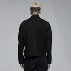 Black Sunshine Button-up Shirt With Zippers And Mesh Panels - PunkRave