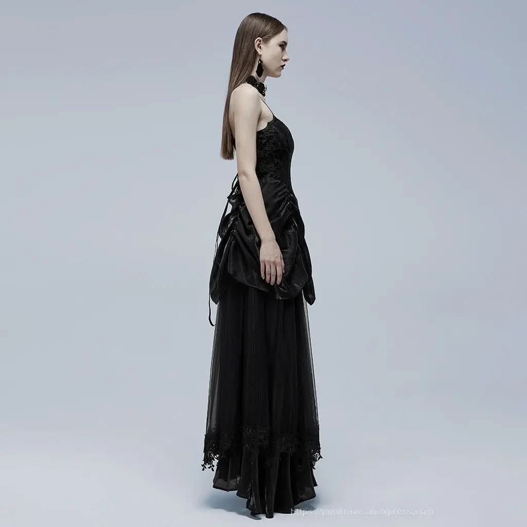 Black Widow Printed Slip Dress My Store