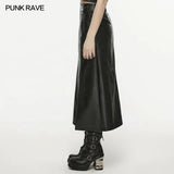 Blade Runaway - Punk High Waisted PU Skirt My Store