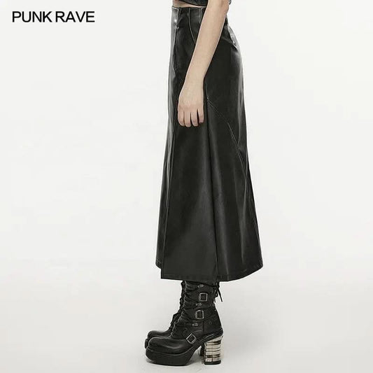 Blade Runaway - Punk High Waisted PU Skirt My Store