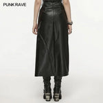 Blade Runaway - Punk High Waisted PU Skirt - PunkRave
