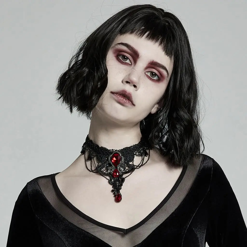 Bloody Valentine Necklace - part of The Jewelry Box gothic accessory set