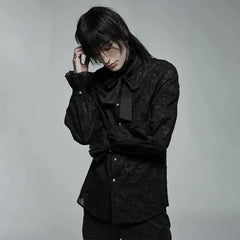 Blue Afternoon Sheer Button Up Shirt - PunkRave
