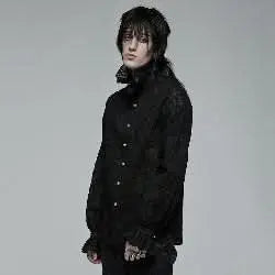 Blue Afternoon Sheer Button Up Shirt - PunkRave