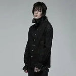 Blue Afternoon Sheer Button Up Shirt - PunkRave