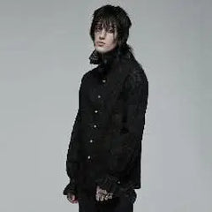 Blue Afternoon Sheer Button Up Shirt - PunkRave
