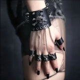 Bracelet skull and rings visually My Store